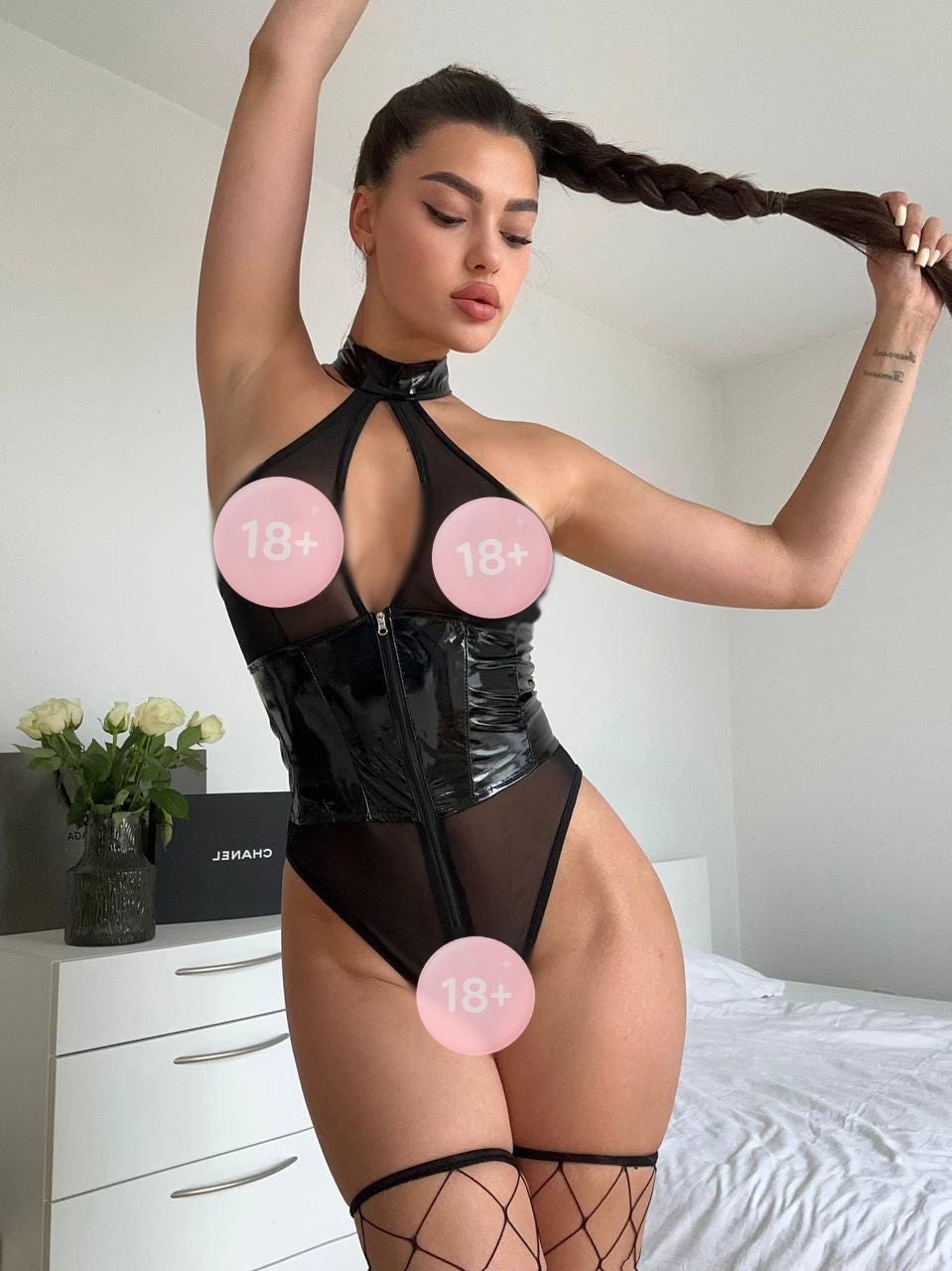 Fetish lycra leggings