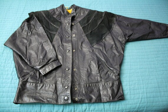 Genuine leather jacket from Argentina, medium siz… - image 2