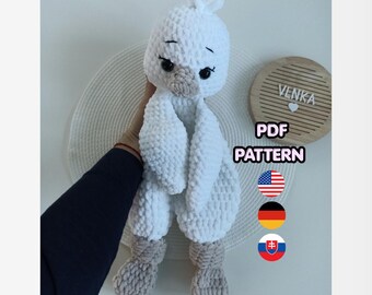 Padrão de crochê para patinho de pelúcia, PDF, Ganso, Bichinho de pelúcia, Amigurumi, Pelúcia (ING, DE, ES)