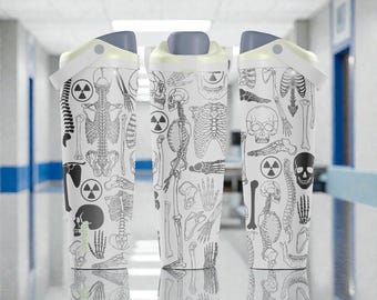 Radiology Skeleton Owala Sway Bottle – 30oz 40oz – X-Ray Anatomy Water Bottle – Radiology Tech Gift