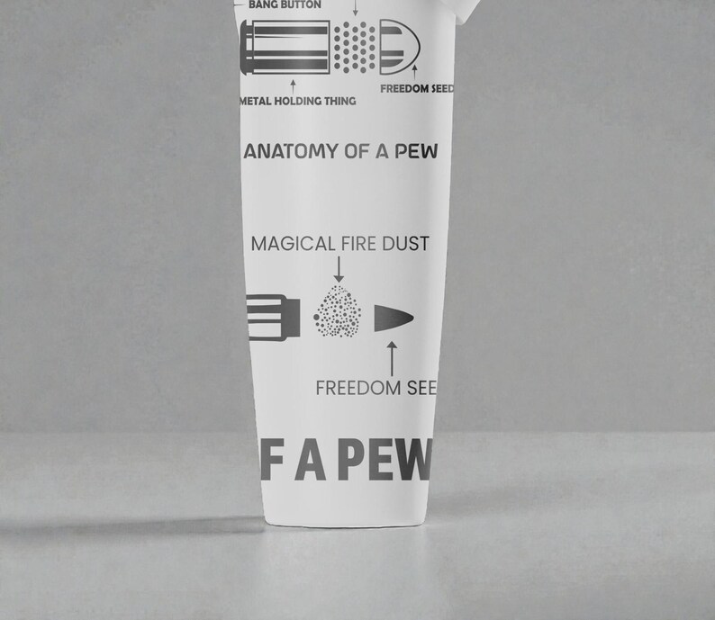 Engraved Anatomy Pew Pew Owala Sway Bottle – 30oz 40oz – Tactical Humor Water Bottle – Laser Engraved Gift image 10