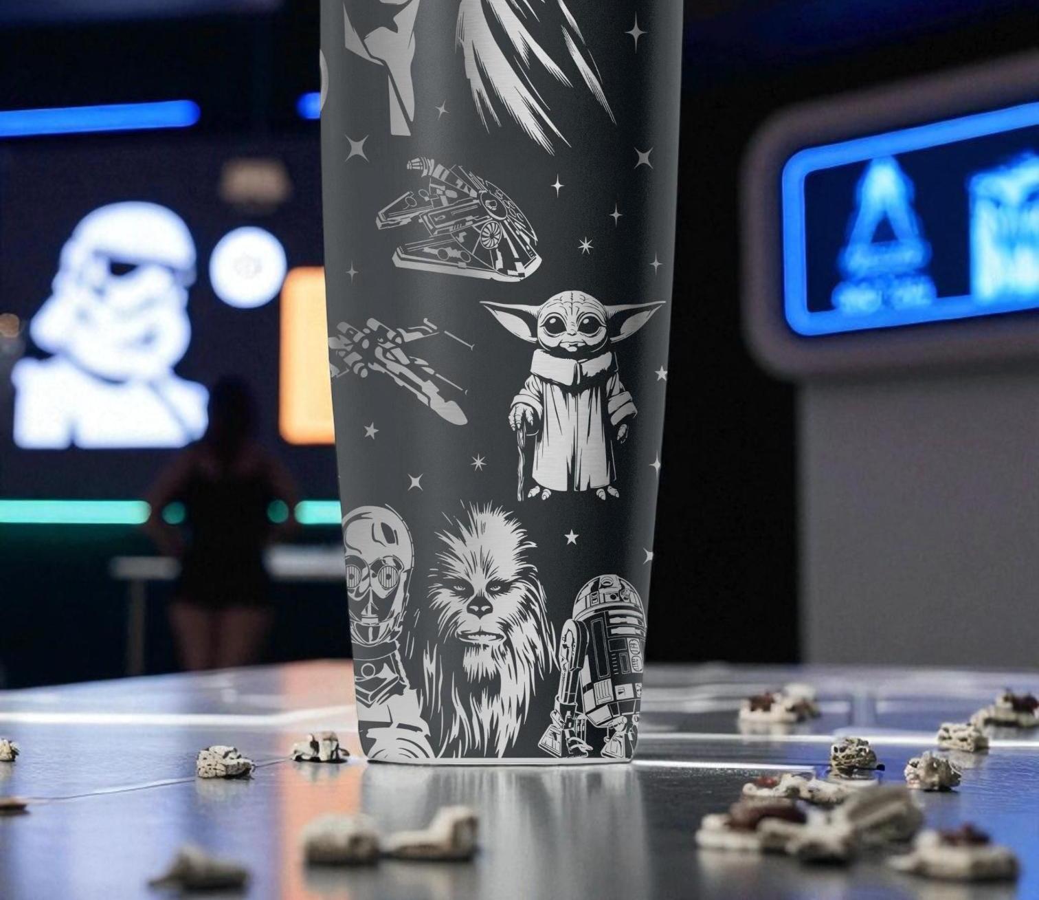 Engraved Star Wars Owala Sway Bottle – 30oz 40oz – Darth Vader