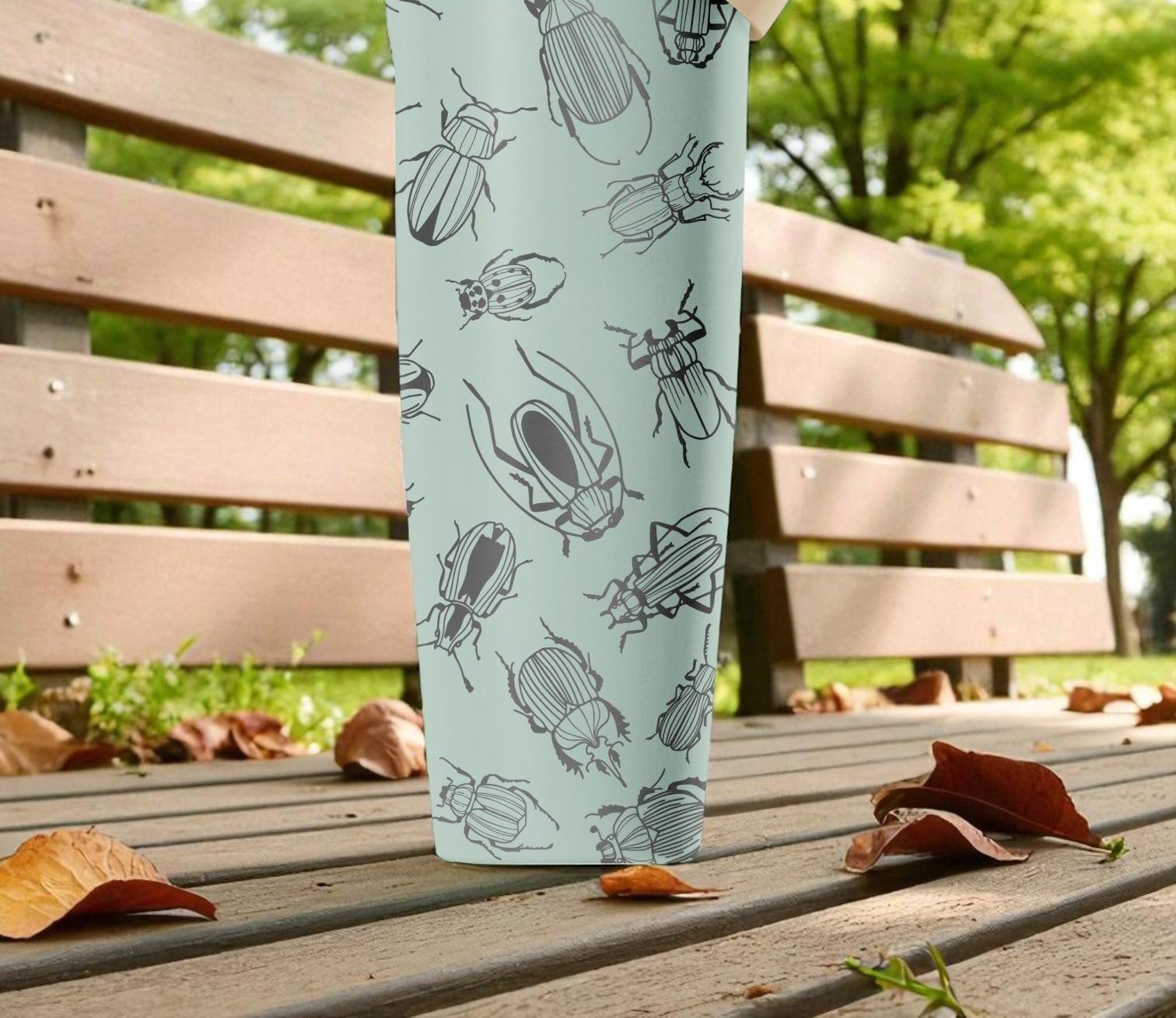 Bug Engraved Owala Sway Bottle – Creepy Crawlies Insect Wrap