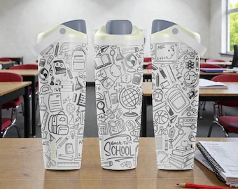 Engraved Back to School Owala Sway Bottle – 30oz 40oz – Teacher Gift – Classroom Water Bottle