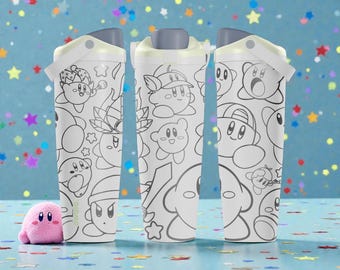 Cute Star Character Owala Sway Bottle – 30oz 40oz – Gamer Aesthetic Water Bottle – Fun Gift Idea