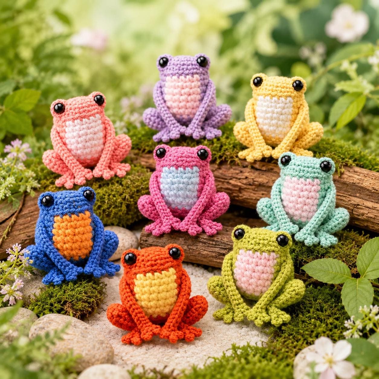 38 Frog Crochet Patterns for Amigurumi, Bags, Decor, and Gifts 1 Amigurumi Frog Crochet