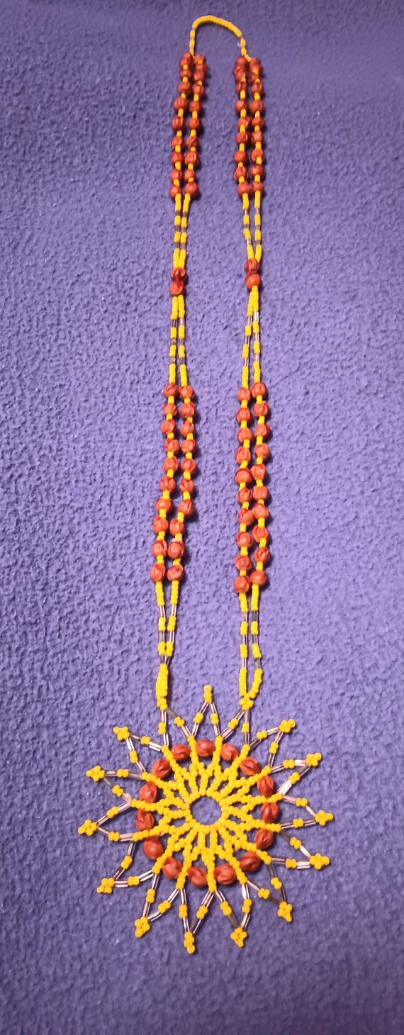 Vintage Native American Seed and Seed Bead Souveni