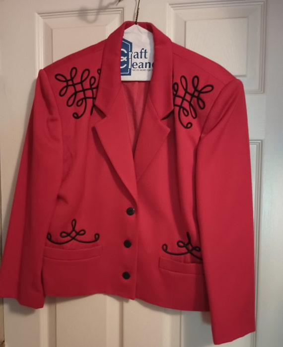 True red Liz Claiborne Collection jacket