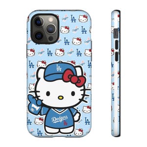 Hello Kitty Dodgers Phone Case | Cute Baseball Character iPhone Case image 17