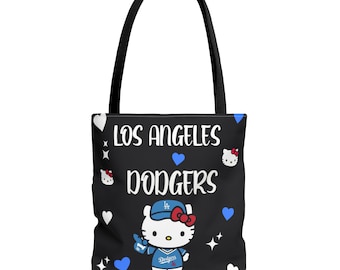 Bolsa de mano de Hello Kitty de los Dodgers de Los Ángeles / Bolsa de mano para aficionados al béisbol