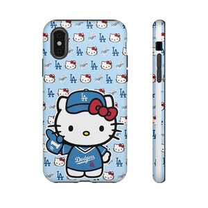 Hello Kitty Dodgers Phone Case | Cute Baseball Character iPhone Case image 10