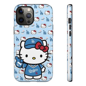 Hello Kitty Dodgers Phone Case | Cute Baseball Character iPhone Case image 19