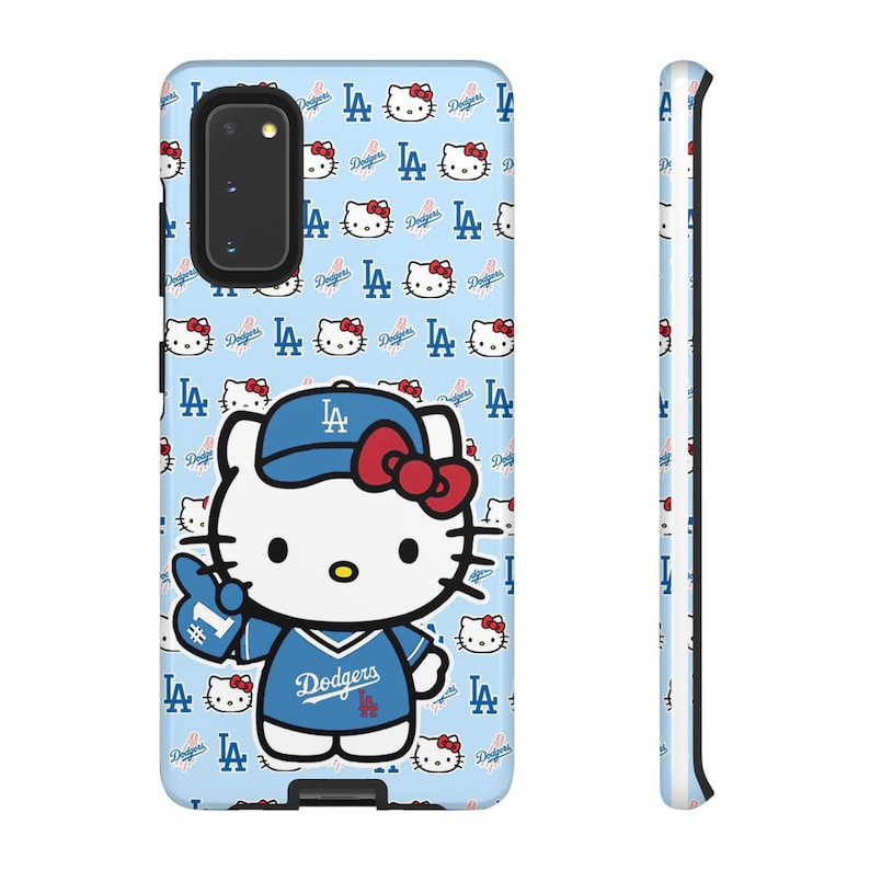 Hello Kitty Dodgers Phone Case | Cute Baseball Character iPhone Case image 13
