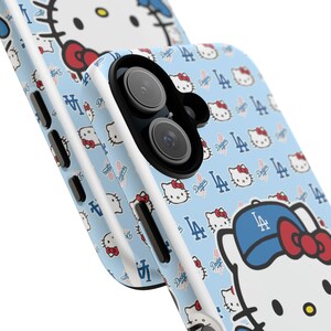 Hello Kitty Dodgers Phone Case | Cute Baseball Character iPhone Case image 6