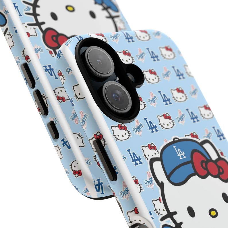 Hello Kitty Dodgers Phone Case | Cute Baseball Character iPhone Case image 6