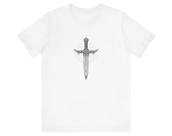 Ornate Dagger Illustration T-Shirt | Sword Graphic Tee