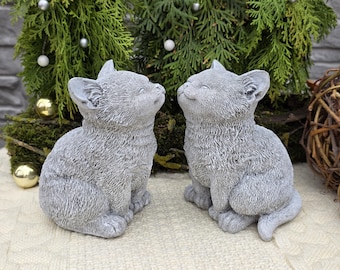 Concrete Cat Garden Statue