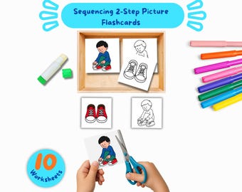 Story Sequence Activity with 2-Step Picture, Educational Activity PDF