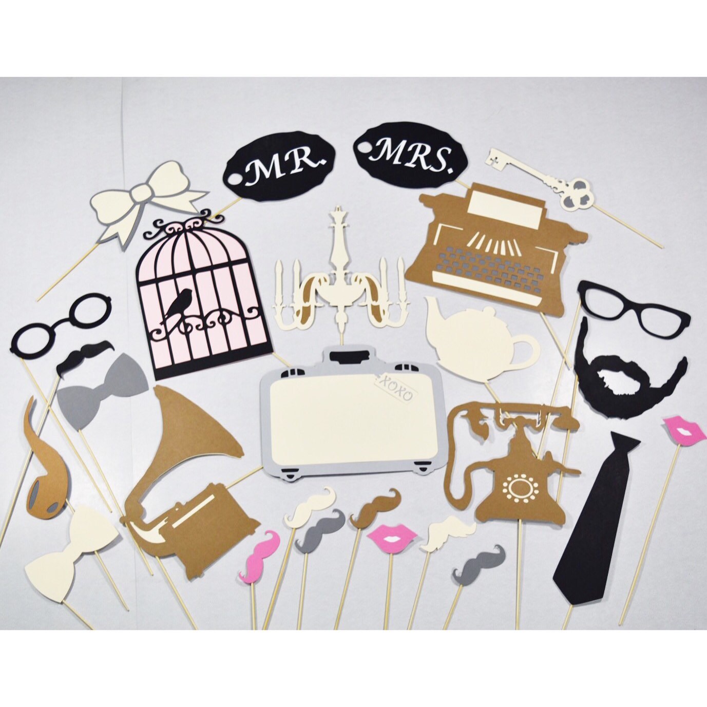 Vintage Wedding Photo Booth Props 7
