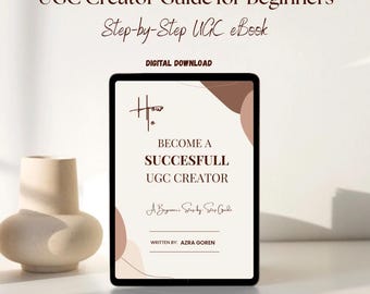 How to Become a Successful UGC Creator | UGC Beginner Guide | Digital Download eBook