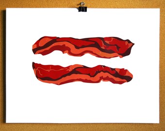 Mmmm . . . Bacon - screenprint