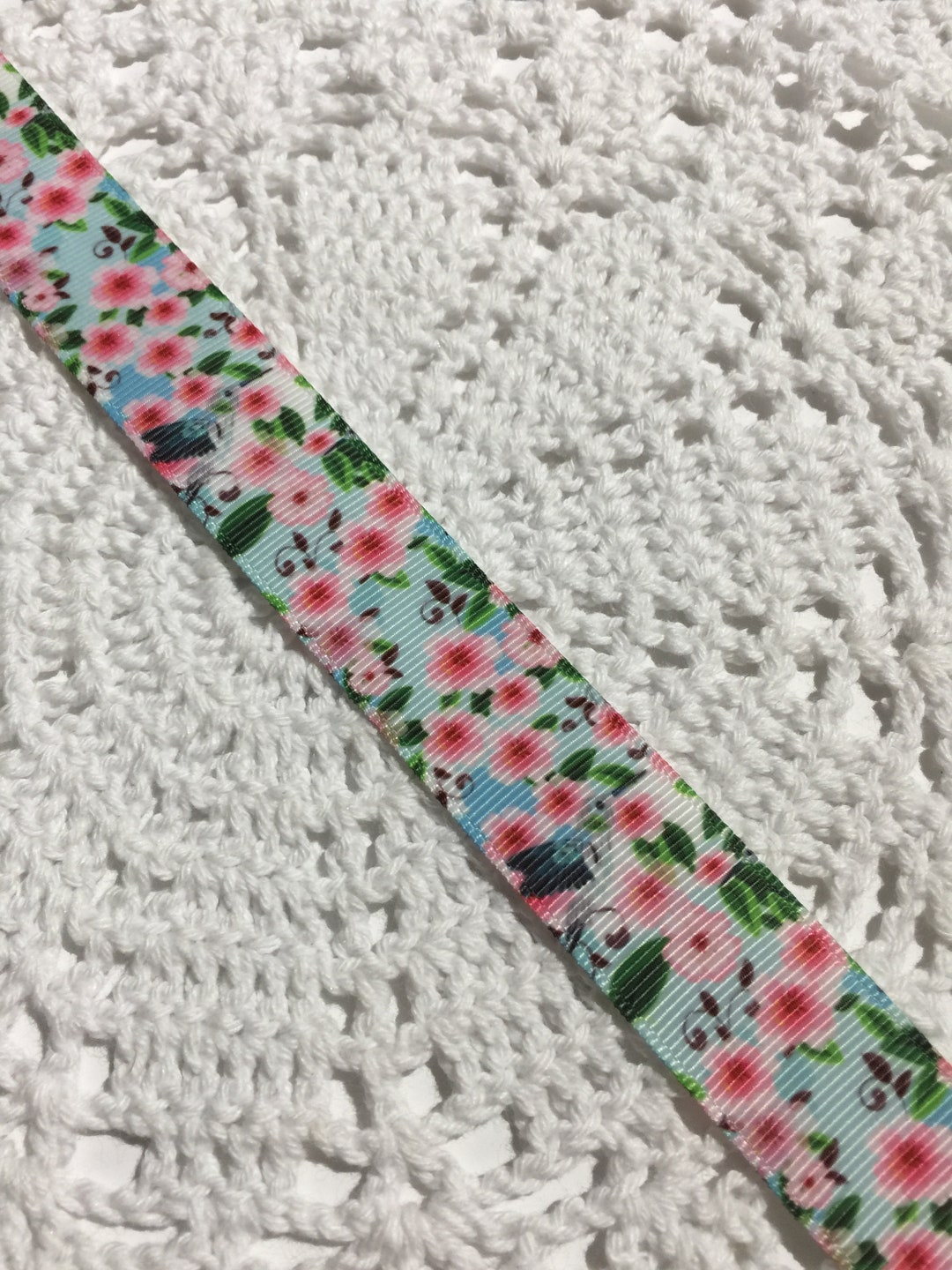 Puce Ribbon NEW!!! Grosgrain Ribbon With Flowers, Sewing, Embellishments ...