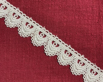 NEW!!!  Pretty White Venice Ornate Trim, Sewing, Collages, Journaling, Scrapbooking