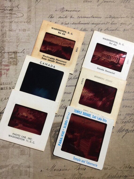 NEW Vintage Scenic Projector Slides Set of 6 Picture - Etsy
