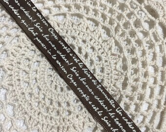 French Script Ribbon - Etsy