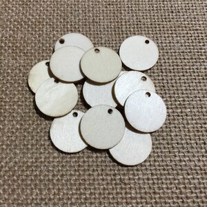 NEW!! Small Wood Blank Tags W/ Holes, Embellishments, Journaling, Collages, Mixed Media