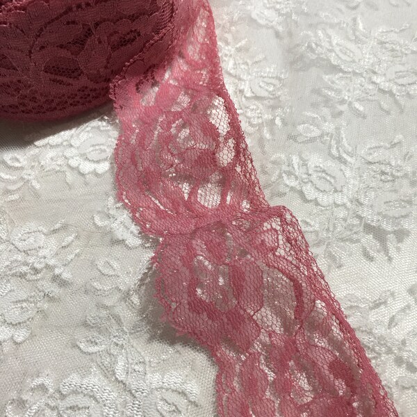 Dusty Rose Lace - Etsy