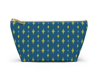 Retro Diamond Star Pattern Accessory Travel Bag