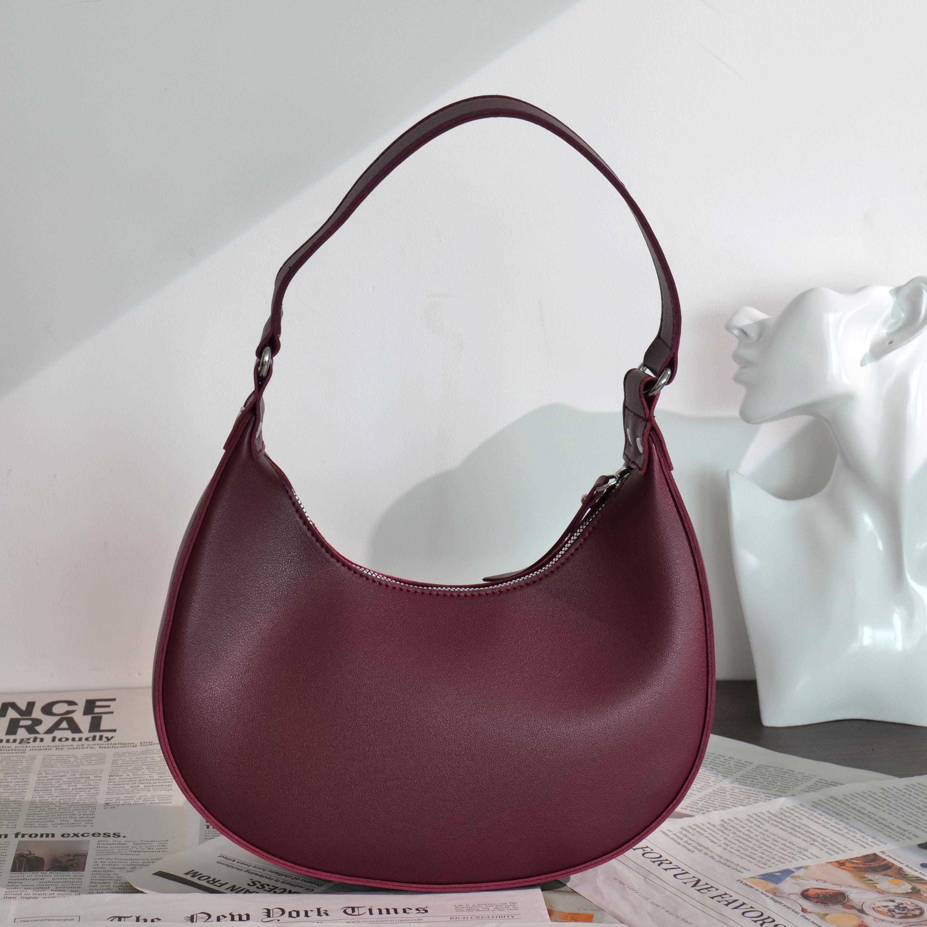 APMGONT Borsa a mezzaluna in velluto a coste per donne, borsa a tracolla Hobos in velluto a coste, borsa a tracolla con tracolla regolabile per viaggiare, lavorare (arancione
