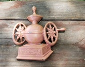 Cast Iron Sexton Grinder Wall Decor Metal