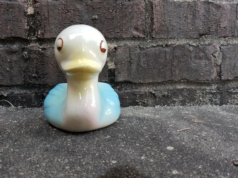 Sweet Baby Duck Ceramic Planter Holder