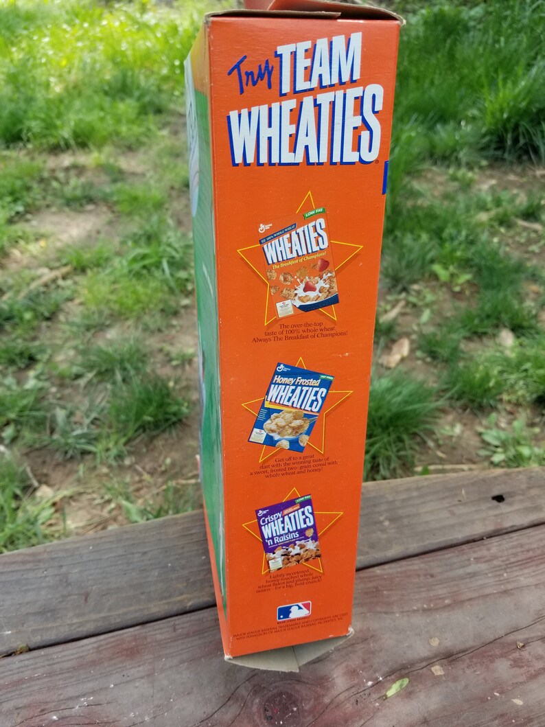 Vintage Wheaties Box featuring Home Run Champion Mark McGwire Etsy