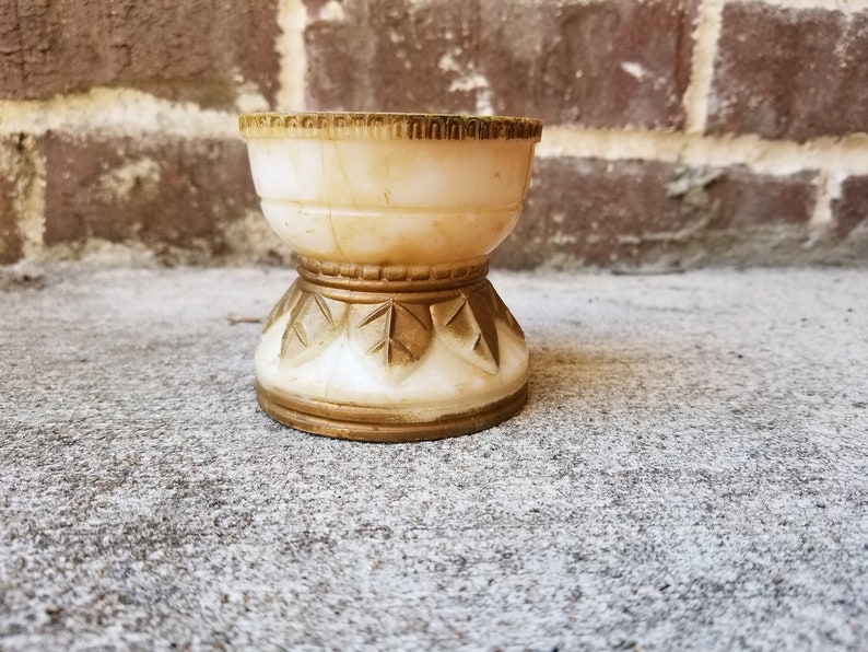 Vintage Candle Holder Bakelite Celluloid Lucite
