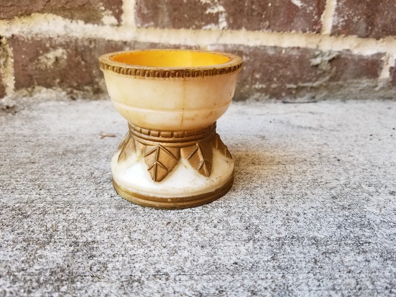 Vintage Candle Holder Bakelite Celluloid Lucite
