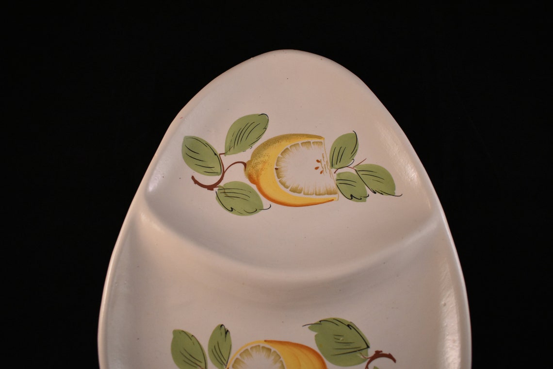 Lemon Plate Made In Italy Etsy