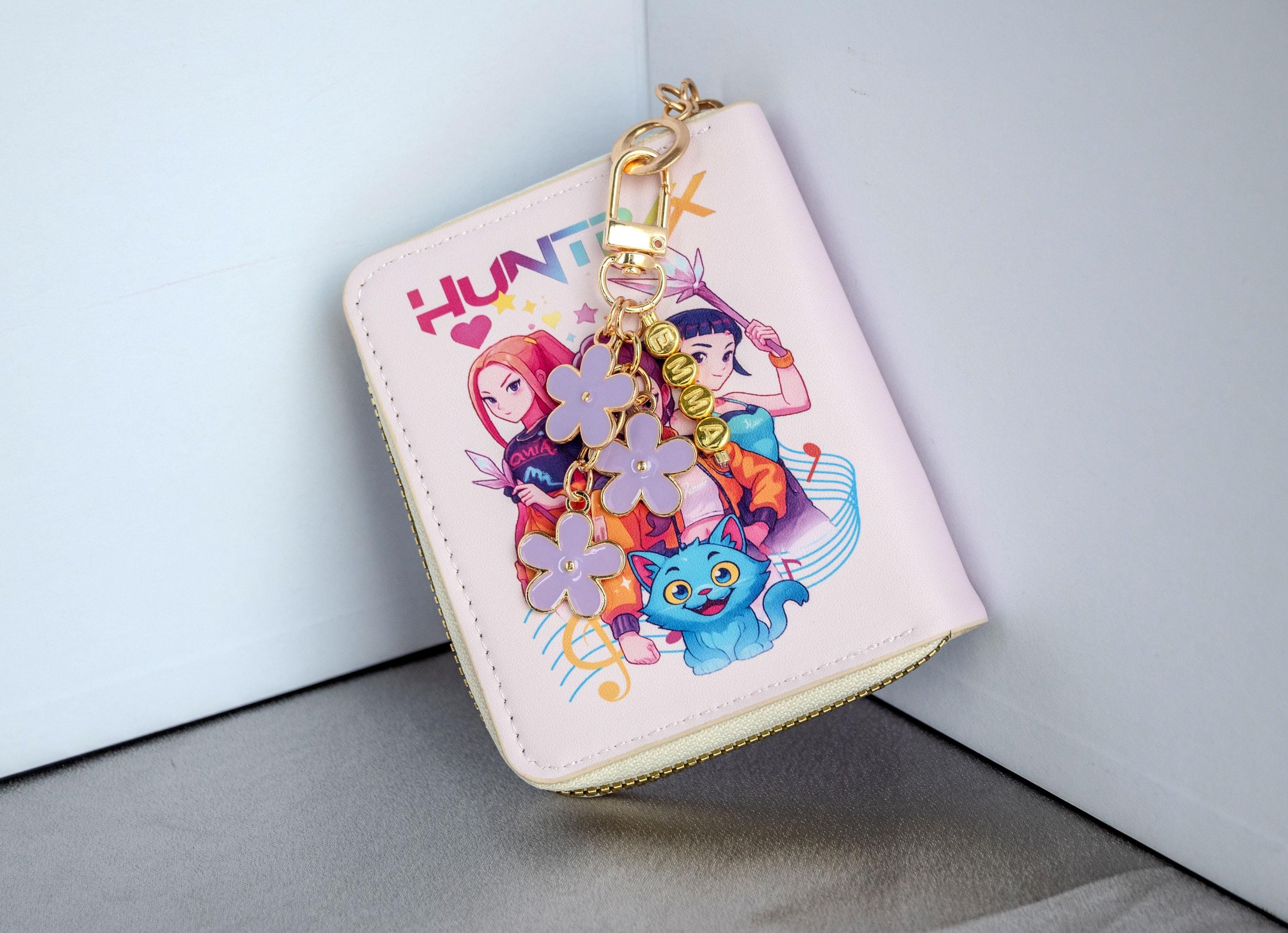 Personalized Kpop Demon Hunters Card Holder, Mini Wallet With