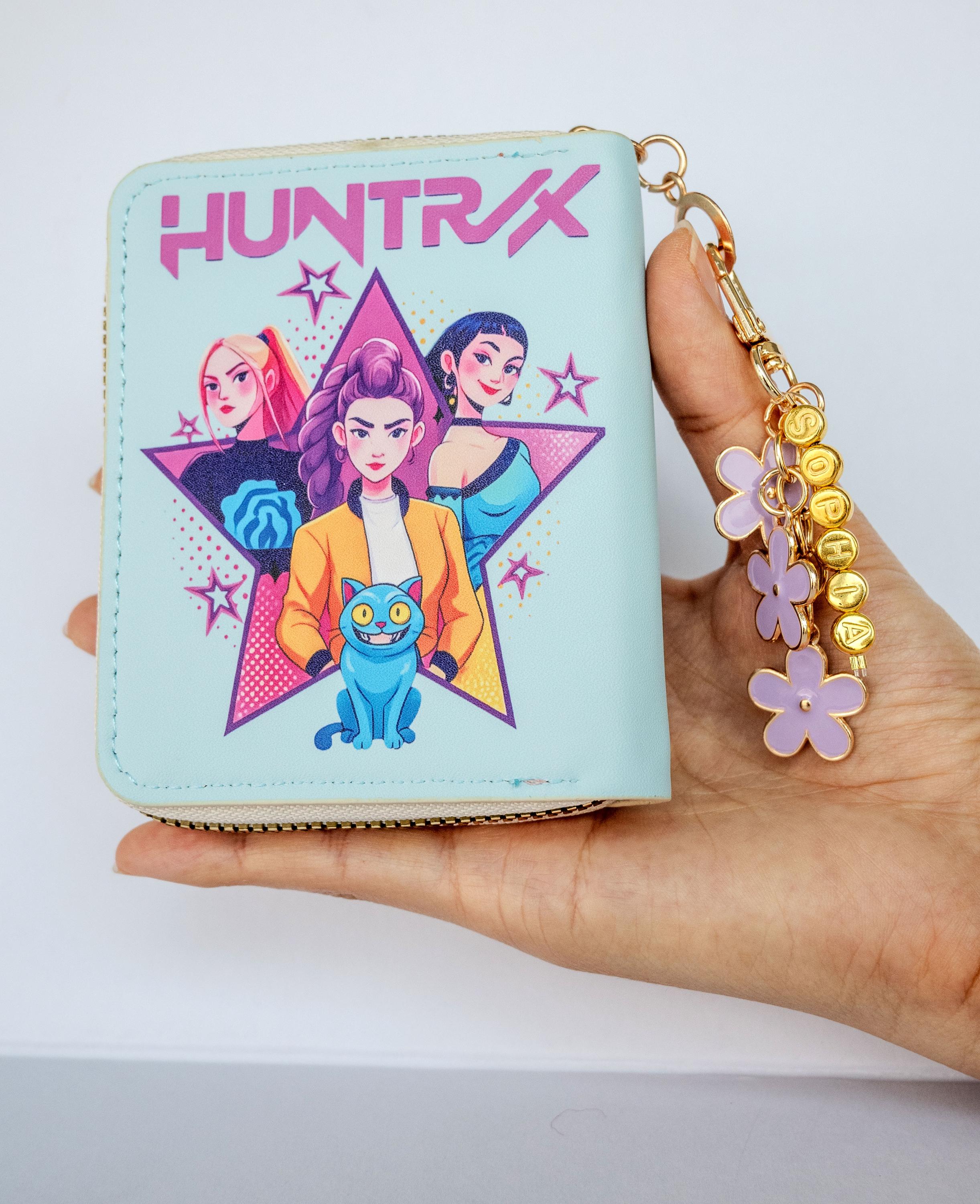 Personalized Kpop Demon Hunters Card Holder, Mini Wallet With