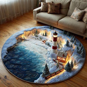 Lighthouse Rug - Etsy