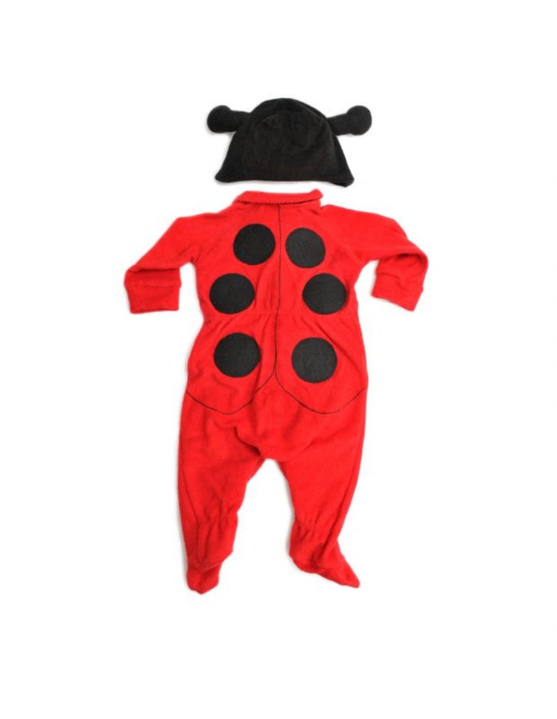 70% Off SALE Ladybug Baby Onesie , Lady bug outfit baby, Ladybird Halloween Costume, Baby Halloween Costume, Halloween Baby Romper image 4
