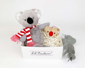 Cute Personalised Baby Christmas Gift Box – Koala