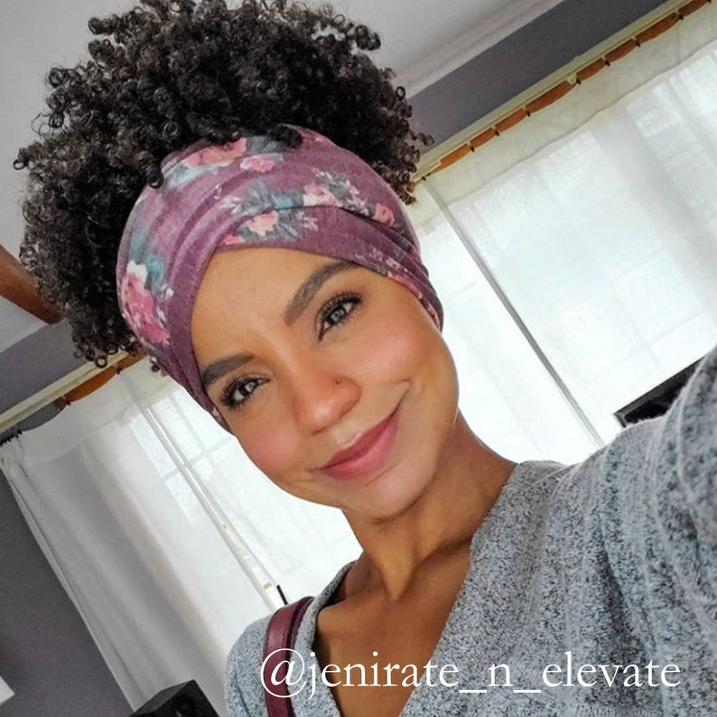 ORCHID FLORAL Head Wrap Ecoshag Head Wraps for Women Floral Etsy