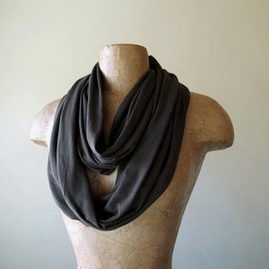 dark brown tube scarf by ecoshag