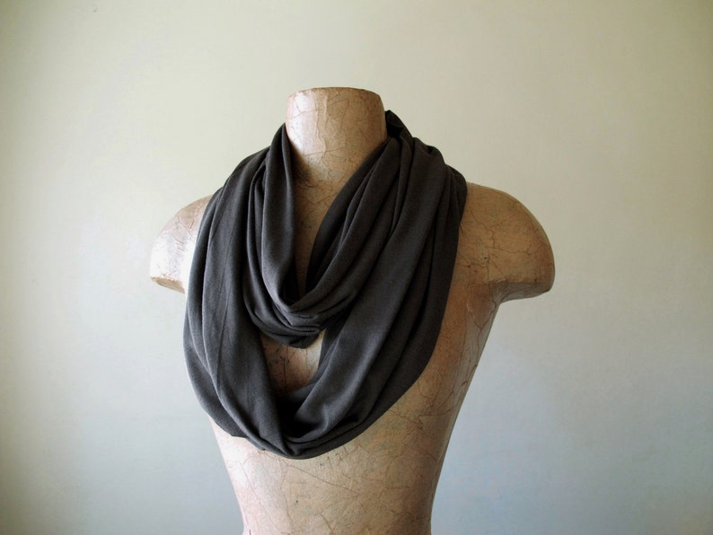 dark brown tube scarf by ecoshag