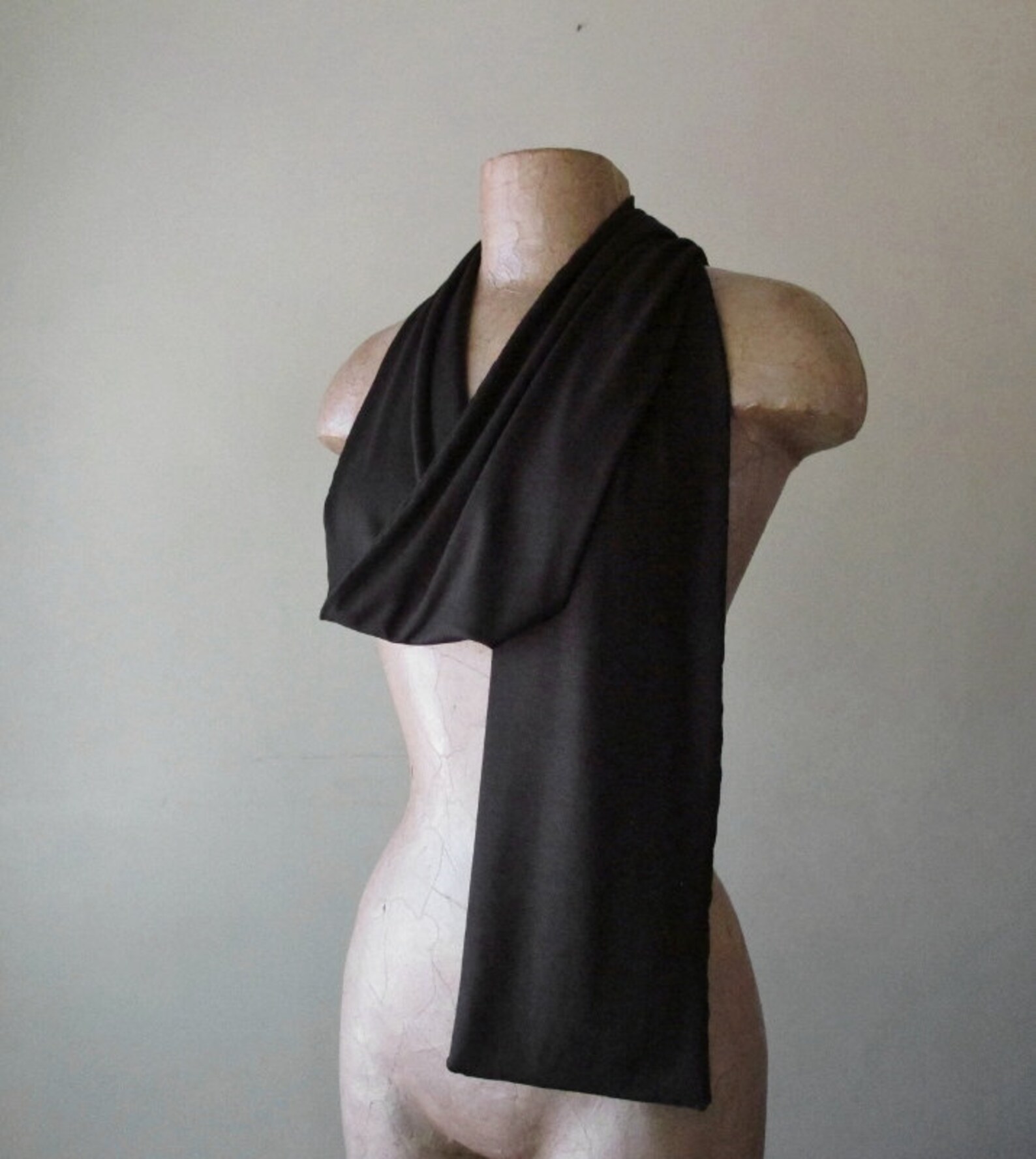 DARK BROWN Head Scarf EcoShag Head Wraps for Women Extra Etsy — free download