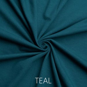 TEAL Jersey Headwrap, Extra Wide Headband Scarf, Super Soft Headscarf for Women, Headwraps for Women image 3
