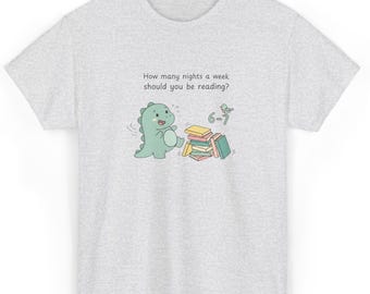 Back to School Dino Reading Shirt| Funny Study Motivation Tee| Book Lover Gif| Student Humor Shirt| Teacher Gift| Cute Dinosaur Reading Tee